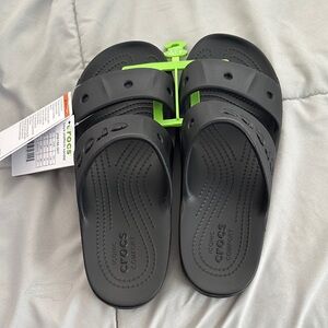 CROCS Black Slide Sandals